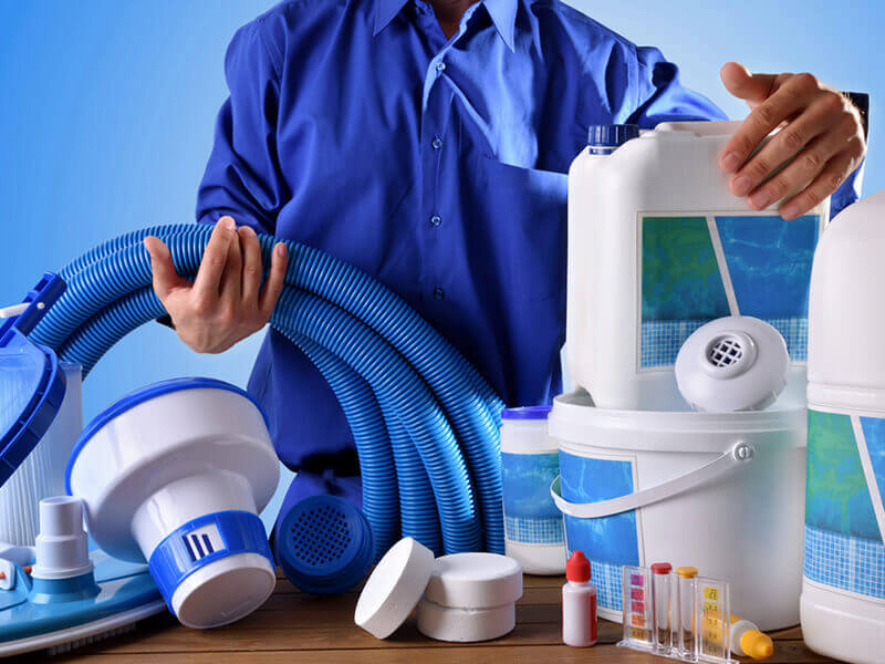 Оборудования для чистки бассейна Механическая очистка воды