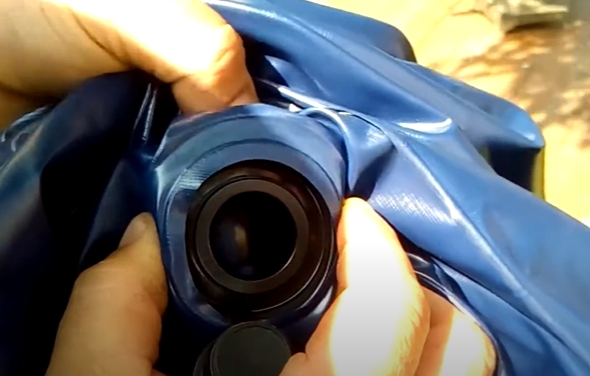 Если надувной матрас Intex спускает через клапан Проверка клапана надувного матраса Intex